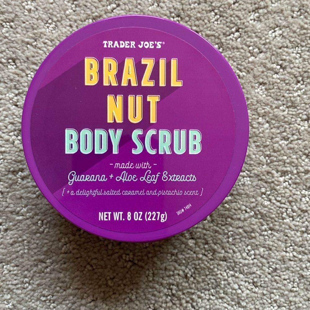 Trader Joe’s Brazil Nut Body Scrub. New.